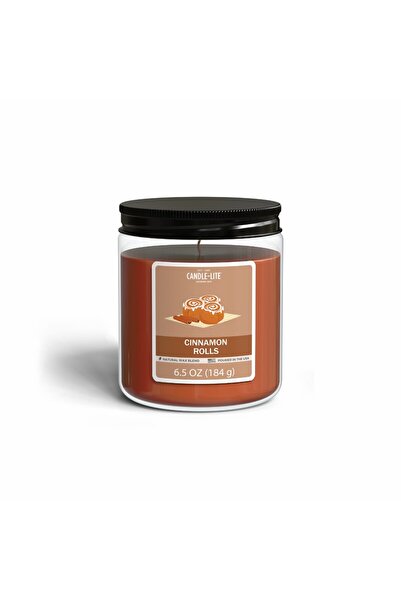 Candle-Lite لفائف القرفة اليومية 6.5 أونصة مع غطاء لولبي