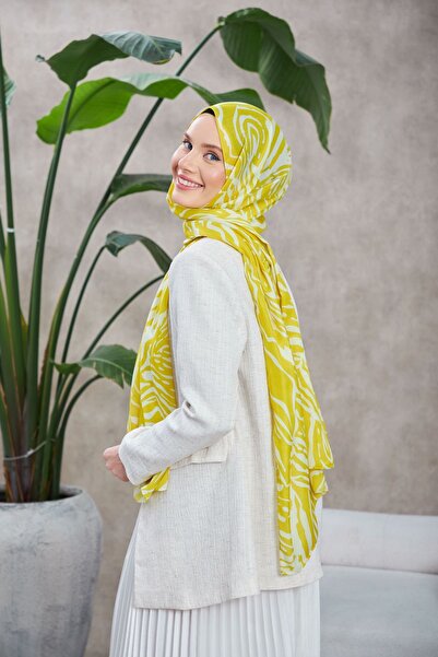 İpekhan Ethnic Galaxy Soft Shawl Πράσινο Φιστίκι 3042-03