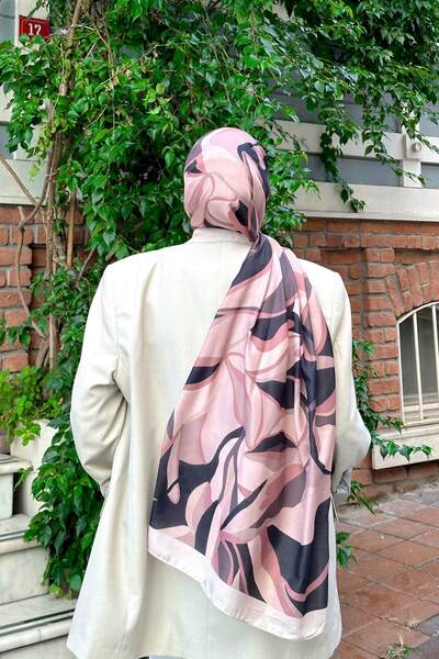 İpekhan Nature Lilyum Soft Shawl Fuchsia Black 3036-12