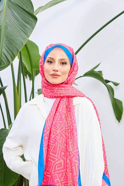 İpekhan Colorday Pure Soft Shawl Salmon Pink 3040-09