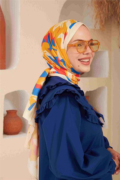 İpekhan Comfort Arya Σάλι Κρέμα 3028-04