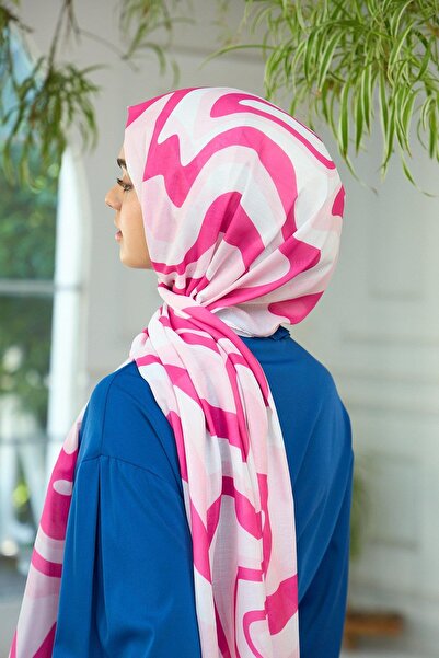 İpekhan Κολεξιόν Καλοκαιρινής Λάμψης Μαλακό Κασκόλ Ροζ Πούδρα 3044-06