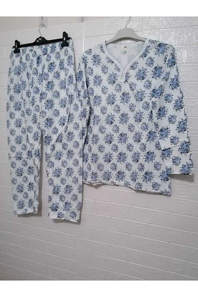 anne moda ankara Set de pijamale de iarnă, 100% bumbac, înălțat în interior