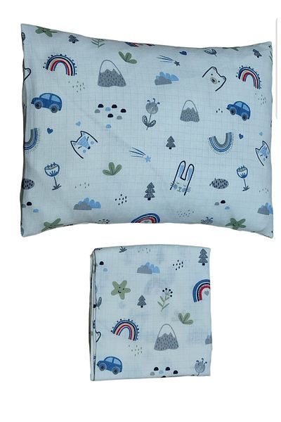 Alpıno Newborn Muslin Cover and Blanket Set - 100cm X 120cm + 35cm X 45cm Pillowcases