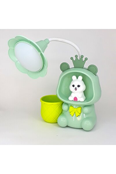 PİNA HEDİYELİK AKSESUAR IŞIKLI ŞARJLI KALEMLİKLİ ÇOCUK MASA LAMBASI