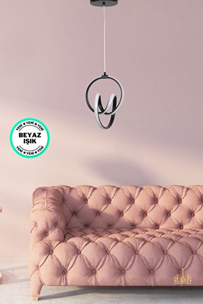 LUZ AMARİLLA Mutfak Oda Hol Antre Beyaz Işık Modern Ledli Avize