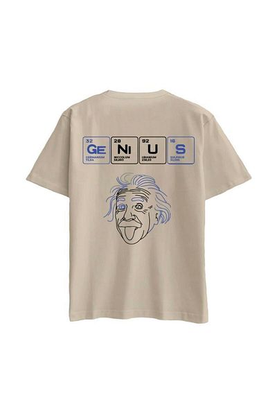 Pisa Art Μπλουζάκι Genius Printed Oversize