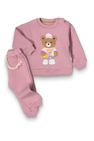 baby flamindo Baby Flami̇Ndo Plush Teddy Bear Naki 3 DrawstrinġK Baby Girl Set