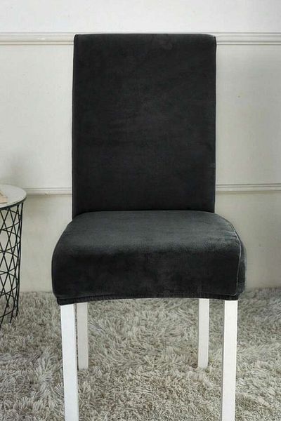 intil Κάλυμμα καρέκλας Velvet Fabric - One Piece Chair Cover