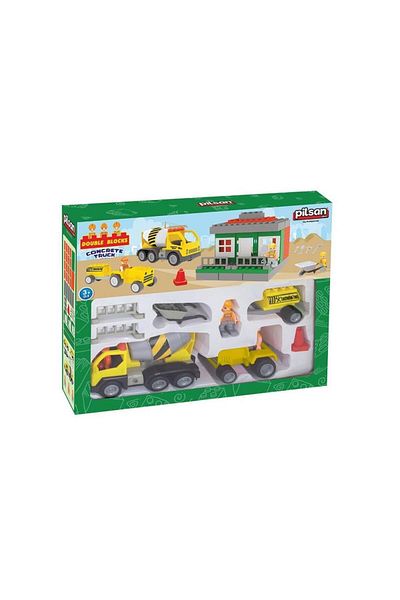 CPU ELEKTRONİK Nessiworld 03 611 Double Blocks Transmixer Set -Pilsan Toy