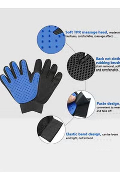 Primo Plus Glove-shaped brush for use with cats and dogs
