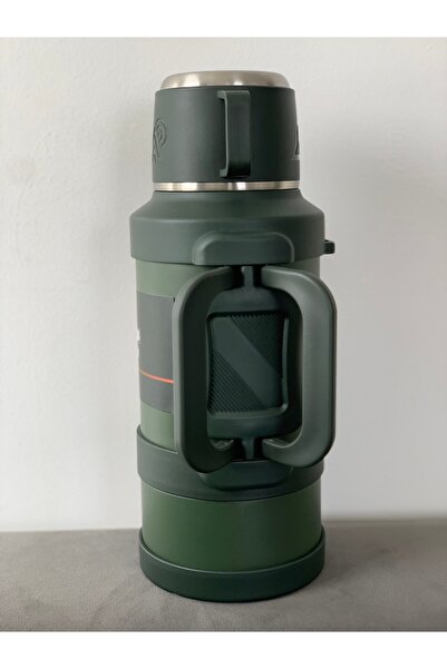 Elista Paslanmaz Çelik 3,2 Litre Termos Haki Renk 24 Saat Sıcak 48 Saat Soğuk...