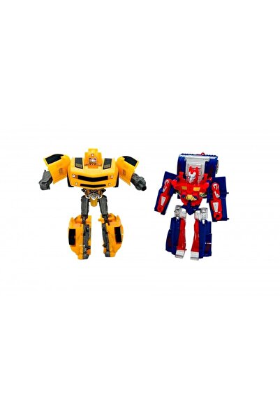 mavi su dünyası Robota Dönüşebilen Araba Kırmızı Renk - Mavi Su Dünyası