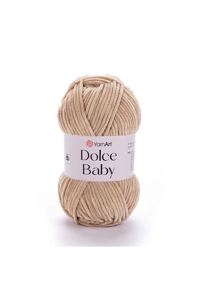 Yarnart Dolce Baby - Velvet, Baby Πλεκτό Νήμα Μπεζ-747