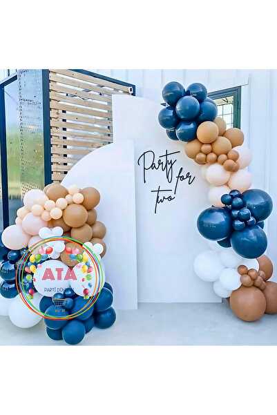 Ata Parti Dünyası Birthday Concept - 100 Pieces White, Midnight Blue, Caramel...