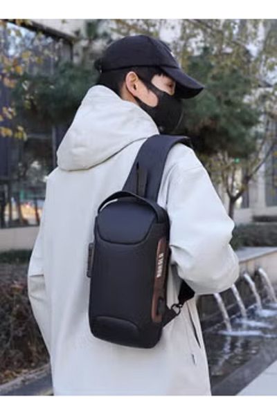 Primo Plus Anti-theft backpack with USB charger black