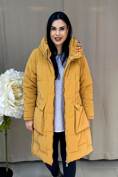 GÖKSEL -20 Abc Mustard Coat