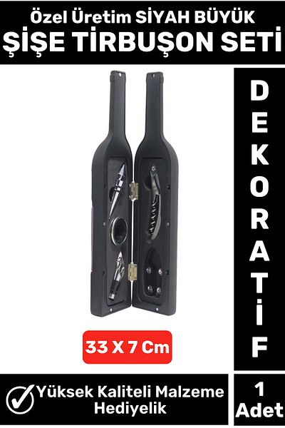 Wintoup Special Series High Quality Wine Bottle Design Wine Bottle Opener Black Wine Rack Corkscrew Set