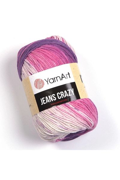 Yarnart Τζιν Crazy Marbled Χειροποίητο Πλεκτό Νήμα Marbled 8206