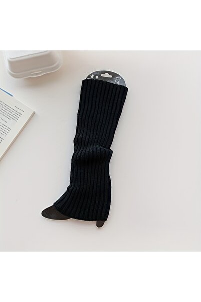 Pamphylia Gerçek Kaşmir Doğal Yün Tozluk Kışlık Kadın Dizlik  Kalın Ayaksız D...