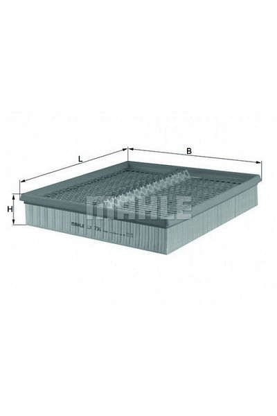 MAHLE فلتر هواء مرسيدس S-CLASS OM603 W140 93 98 GNZRZ