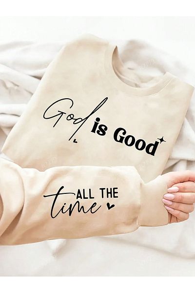 Vordevia Φούτερ με στάμπα God Is Good