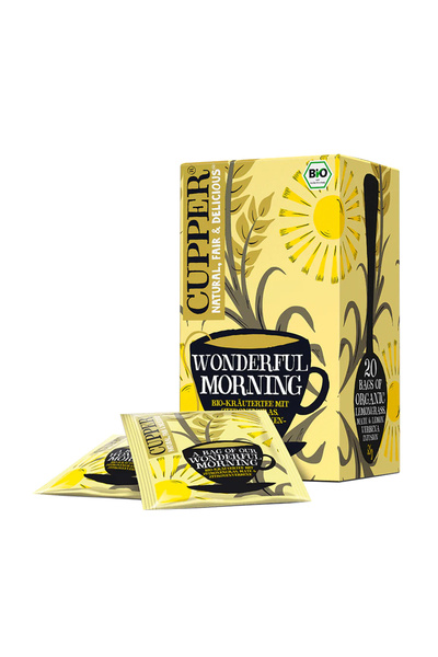 cupper شاي صباحي عضوي رائع