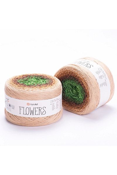 Yarnart Flowers - Marbled Hand Knitting Yarn Marbled-308