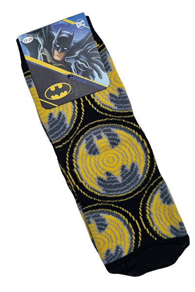 Çimpa Batman Lisanslı Kaydırmaz Kışlık Havlu Soket Çorap. (BİR ADET FİYATIDIR.)