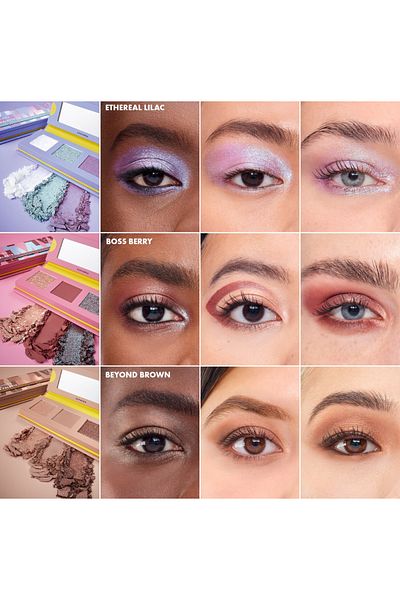 SEPHORA Daring Blue Dusk Mini Mix Palette - Intense Pigmented Eyeshadow Palette Aslbeauty