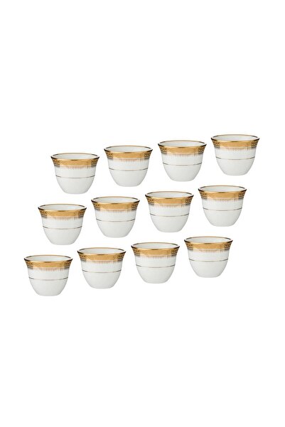 Dania Saudi porcelain coffee cups with silver decor