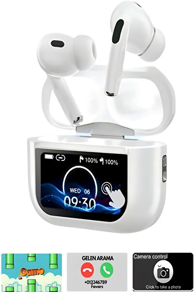 DURKHEİM LCD Dokunmatik Ekranlı ANC/ENC  Bluetooth Kulaklık Bluetooth Kulakiç...