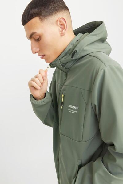Jack & Jones Jjtheo Softshell Jacket Green