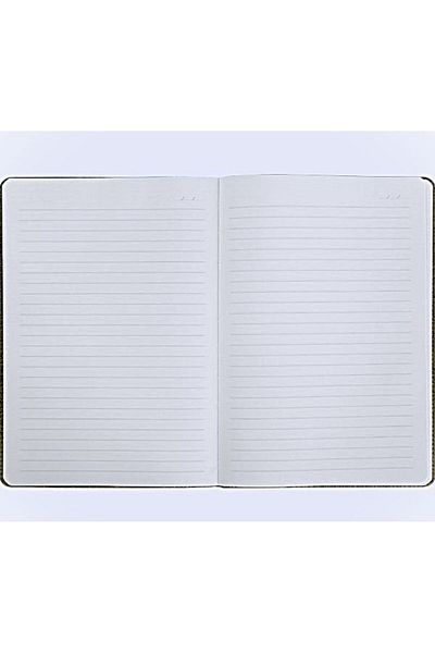 Copyder Caiet cu copertă 14,5 x 23 cm 70g. Foaie de cremă de fildeș 224, piele termică cu cataramă metalică