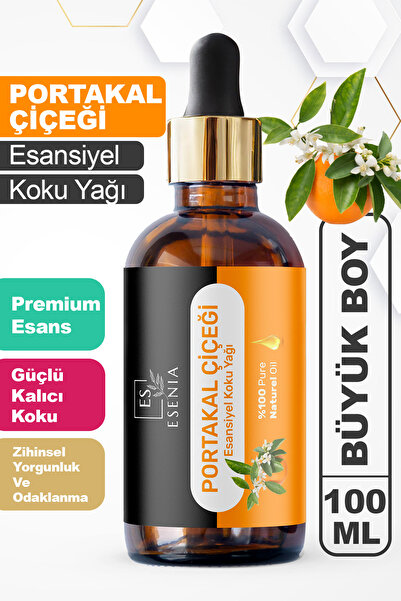 ESENIA Portakal Çiçeği Esansiyel Uçucu Yağı Buhurdanlık Difüzör Esansı Oda Ba...