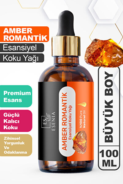 ESENIA Amber Romantik Esansiyel Uçucu Yağı Buhurdanlık Difüzör Esansı oda ban...