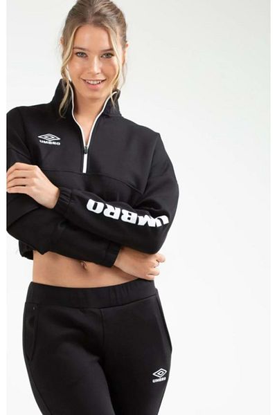 UMBRO Va-0021 Pyra Track Σετ Φούτερ Κοστούμι Γυναικείο Σετ Μαύρο