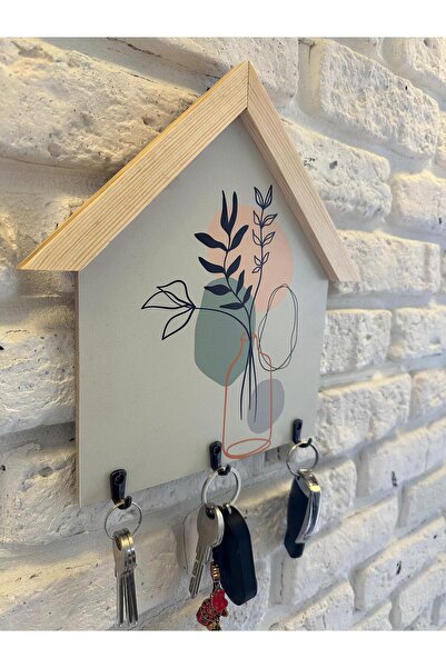 woodhomeworks bohem Duvar Anahtarlığı yeşilim