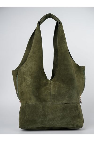Sayılı Bags Suede Leather Women's Shoulder Bag - Puppy Bag