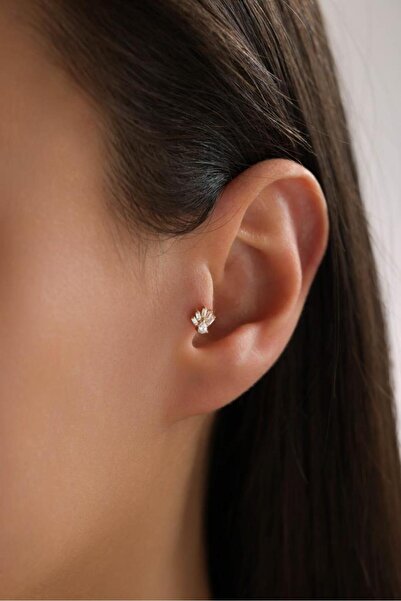 Tufanlar Kuyumculuk Altın Taşlı Piercing