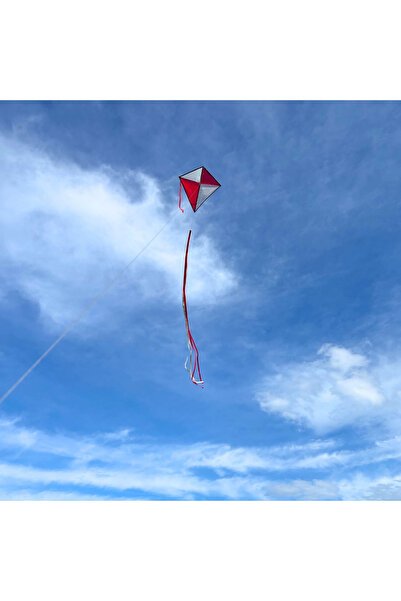 GÜLEN UÇURTMA Kumaş Çerçeveli Elmas Uçurtma / Kum Saati