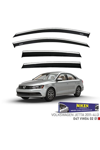 Niken Vw Jetta Kromlu Cam Rüzgarlığı Niken 2011+ sonrası uyumlu