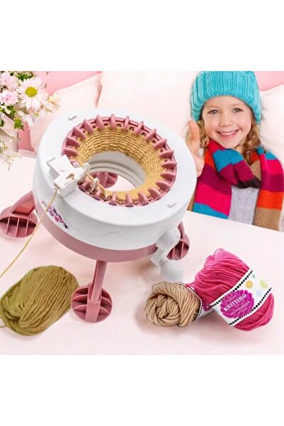 Yumuşakkeçe آلة الحياكة العملية Sentro - جهاز سريع وسهل للقبعة والأوشحة والمزيد (22 سنًا)