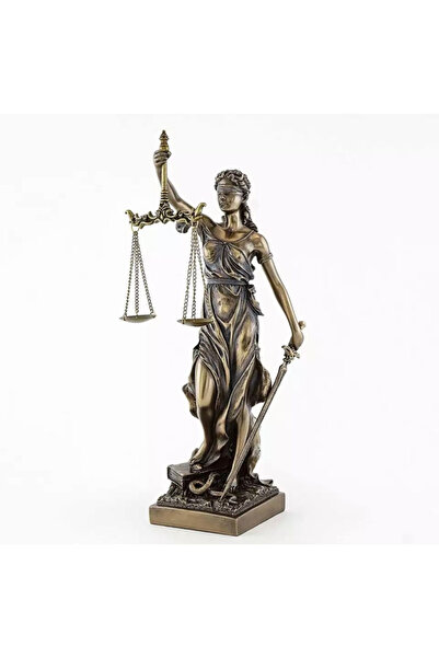 hediyesahibi Dekoratif Adalet Heykeli  14cm-19cm