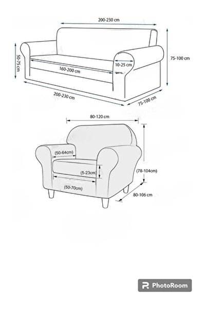upmall Бюро, диван, диван-ліжко, чохол на диван, чохол на диван з гумкою 3311TAKIM