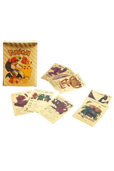 OEM بطاقة التداول البوكيمون الذهبية 30 قطعة