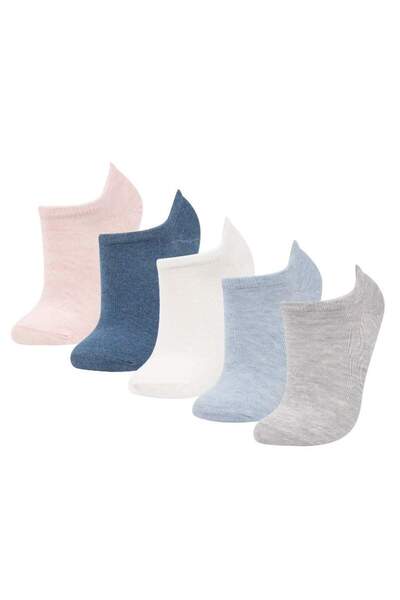DeFacto New Season Women's 5-Piece Cotton Sneaker Socks