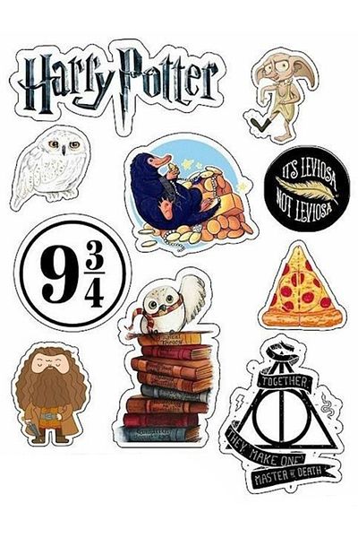 Sticksy Harry Pottersticker Phone Laptop Notebook Tablet Notebook Flask Sticker Sticker St1127