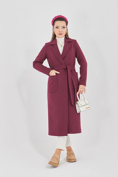 baydemir tekstil Stamp Coat with Bag Pocket