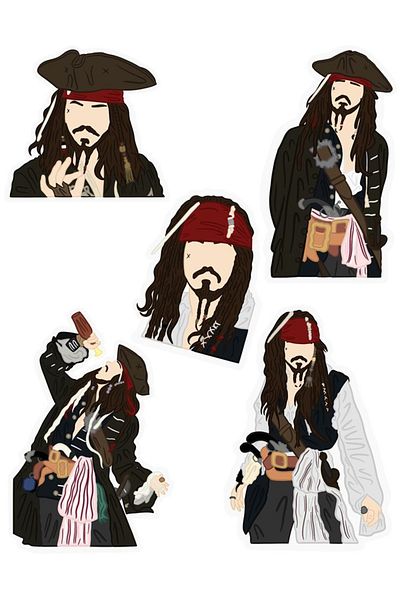 Sticksy Johnny Deep Stickerphone Laptop Notebook Tablet Notebook Flask Sticker Sticker St1088